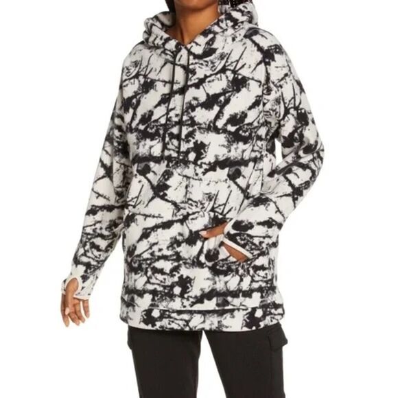 NWT Zella Cozy Up Printed Hoodie - Size: Small - Picture 1 of 10
